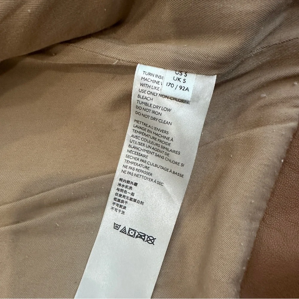 We The Free by Free People - Brown Tan Moto Jacket - Size Small